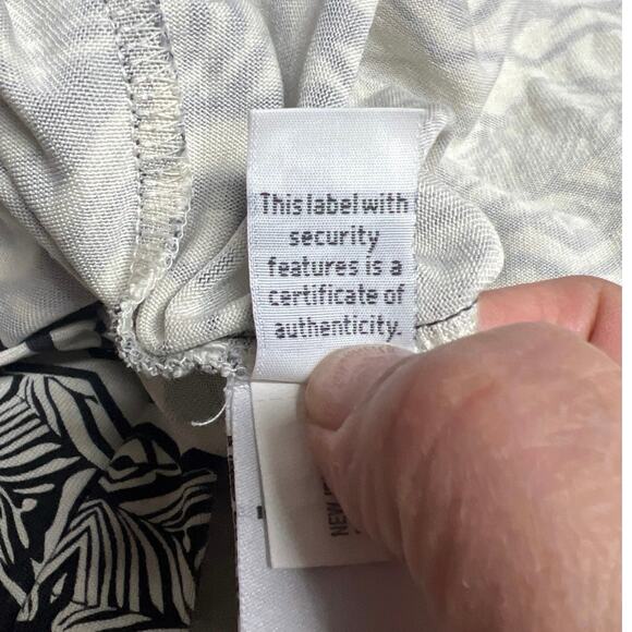 Diane von Furstenberg Jeanne Silk Wrap Dress Zebra Tattoo Black Cream Size Small - Picture 7 of 10
